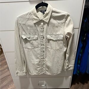 Express Light Tan Collared Shirt